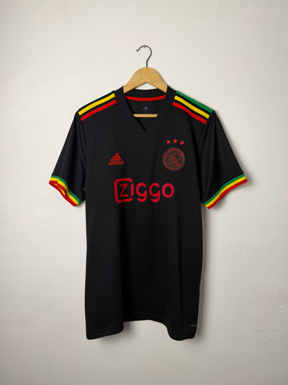 Ryan Gravenberch AFC Ajax 2021-22 third football shirt (L)