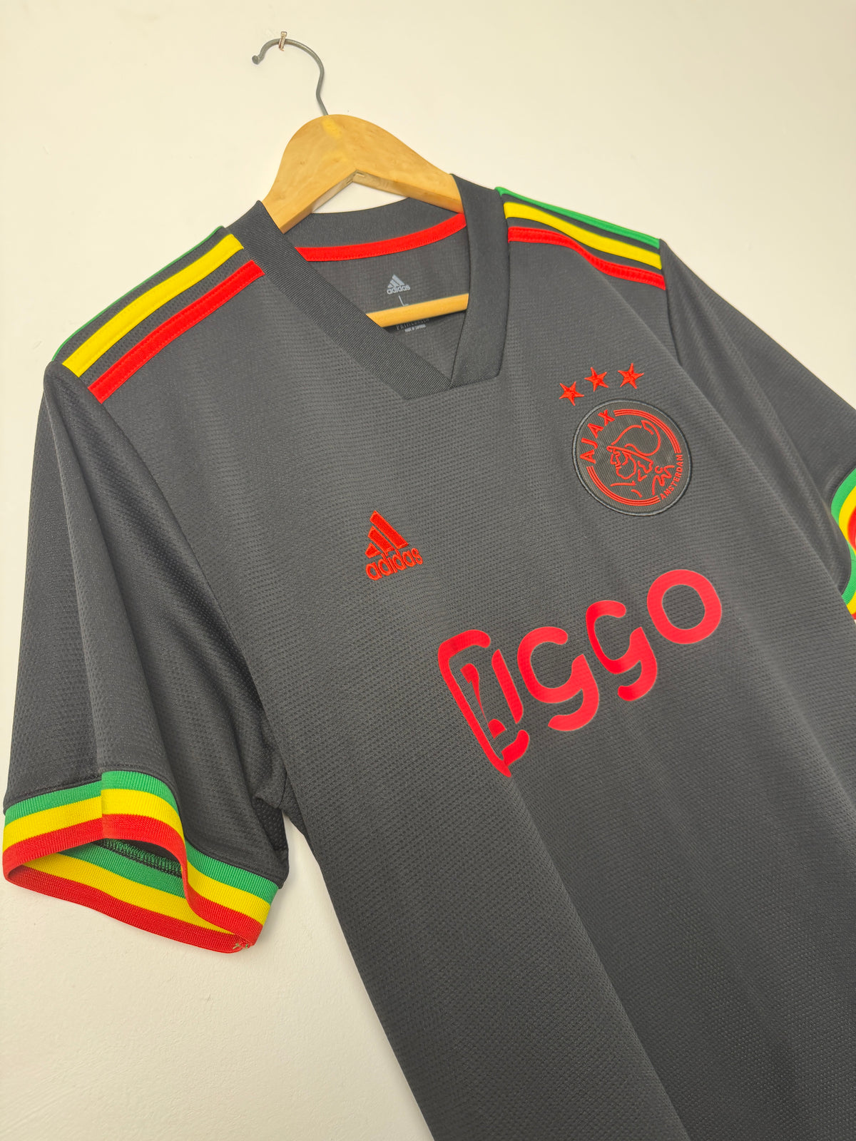 Ryan Gravenberch AFC Ajax 2021-22 third football shirt (L)