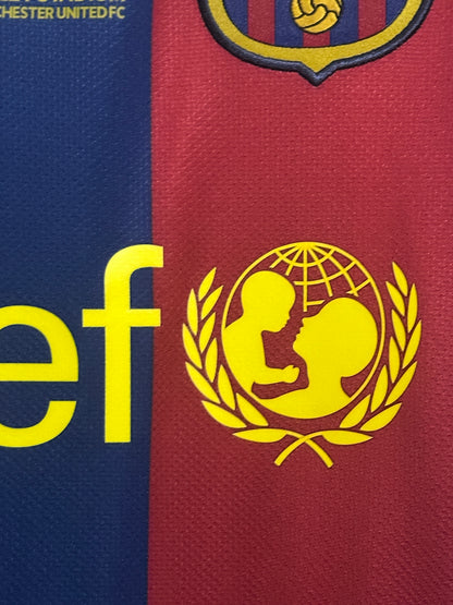 Lionel Messi FC Barcelona 2010-11 champions league final edition home football shirt (M)