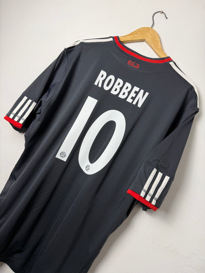 Arjen Robben FC Bayern Munich 2010-11 third football shirt (XL)