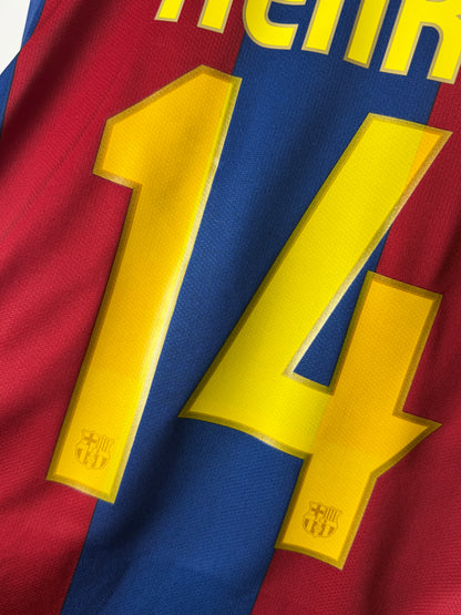 Thierry Henry FC Barcelona 2007-08 home football shirt (M)