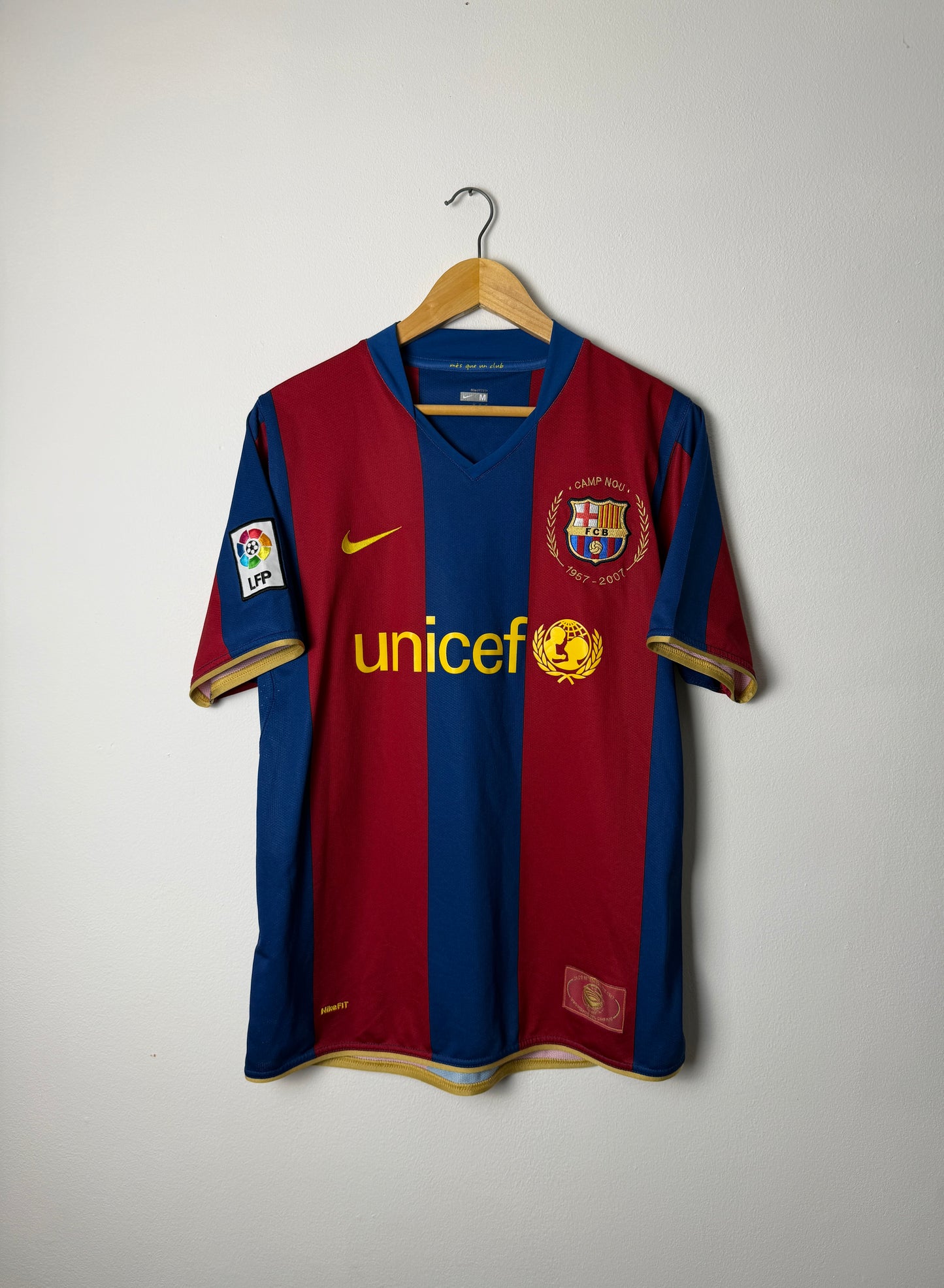 Thierry Henry FC Barcelona 2007-08 home football shirt (M)