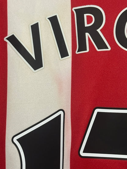 Virgil Van Dijk Southampton FC 2015-16 home football shirt (L)