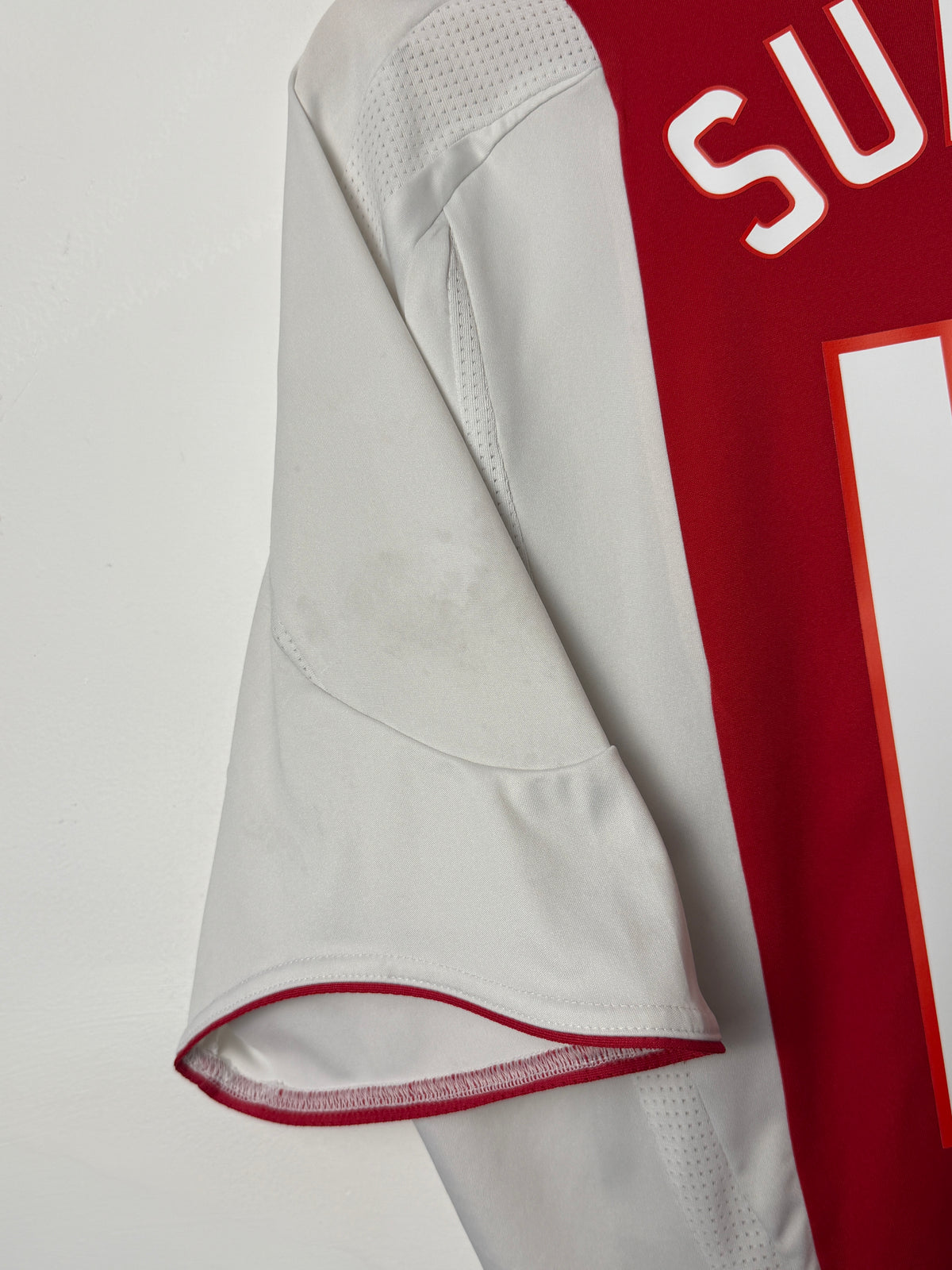 Luis Suarez AFC Ajax 2007-08 home football shirt (XL)