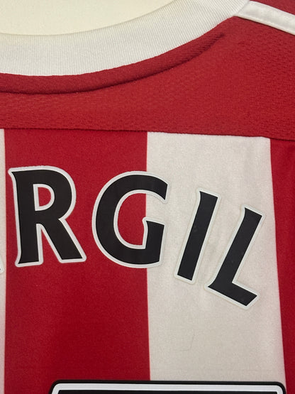 Virgil Van Dijk Southampton FC 2015-16 home football shirt (L)