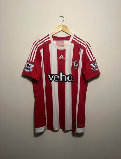 Virgil Van Dijk Southampton FC 2015-16 home football shirt (L)