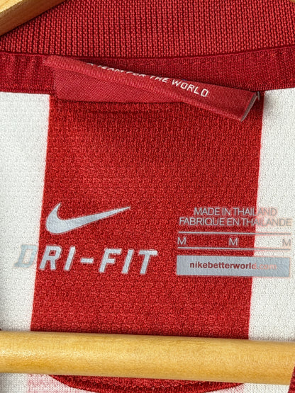 David Villa Atletico Madrid 2013-14 home football shirt (M)