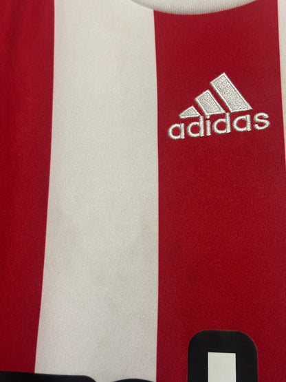 Virgil Van Dijk Southampton FC 2015-16 home football shirt (L)