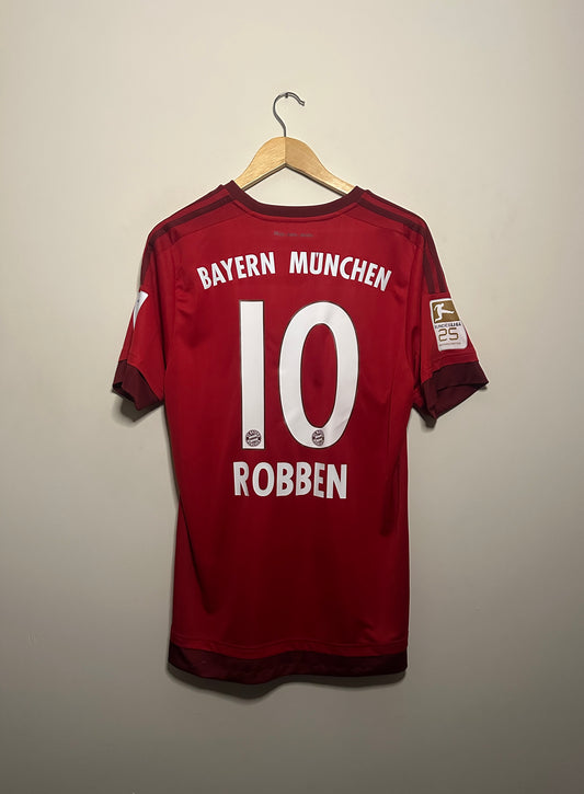 Arjen Robben FC Bayern Munich 2015-16 home football shirt (L)