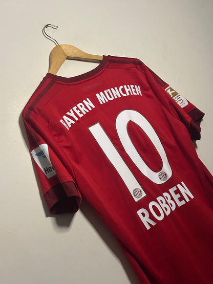 Arjen Robben FC Bayern Munich 2015-16 home football shirt (L)