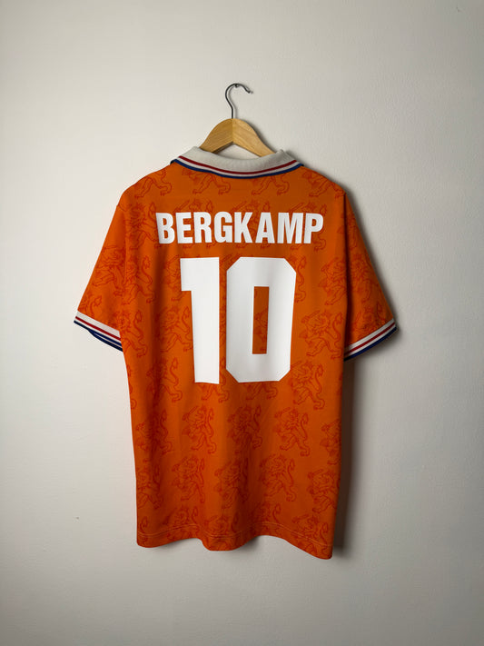 Dennis Bergkamp Netherlands 1993-94 home football shirt (L)