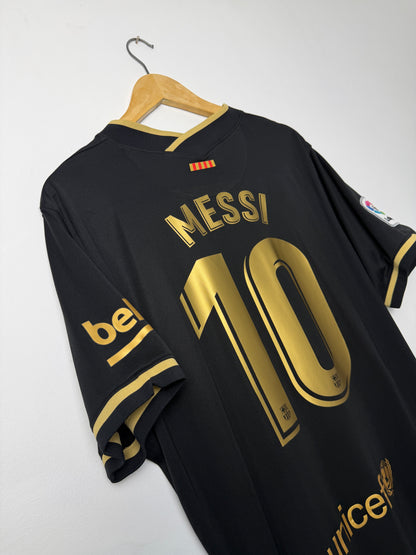 Lionel Messi FC Barcelona 2020-21 away football shirt (XL)