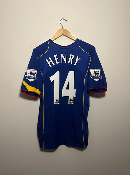 Thierry Henry Arsenal FC 2004-05 away football shirt (L)