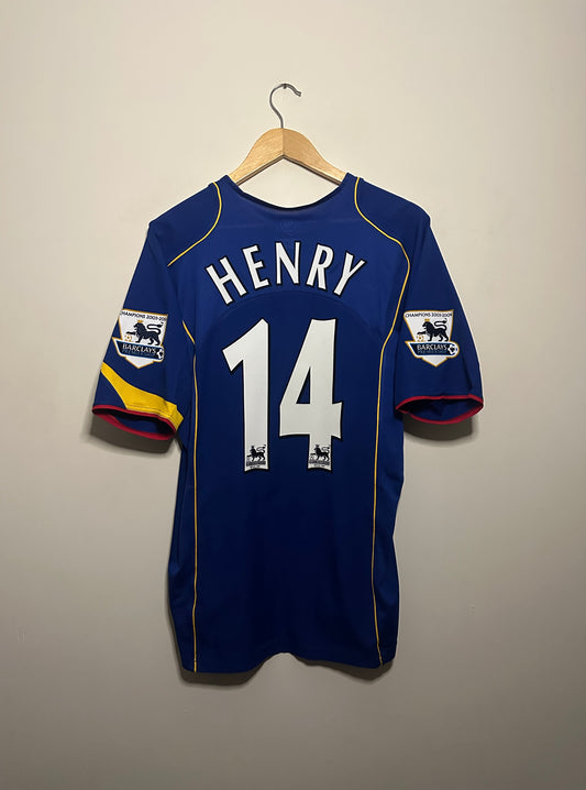 Thierry Henry Arsenal FC 2004-05 away football shirt (L)