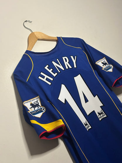 Thierry Henry Arsenal FC 2004-05 away football shirt (L)
