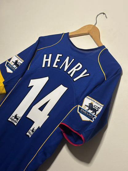 Thierry Henry Arsenal FC 2004-05 away football shirt (L)