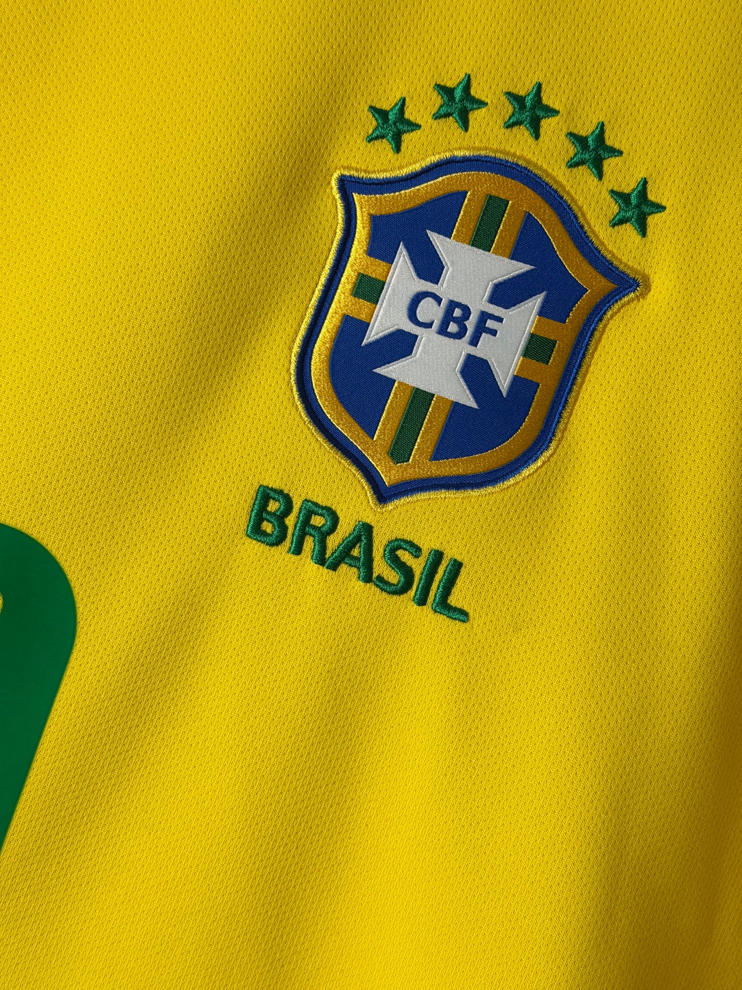 Neymar JR Brazil 2018 World Cup home football shirt (L)