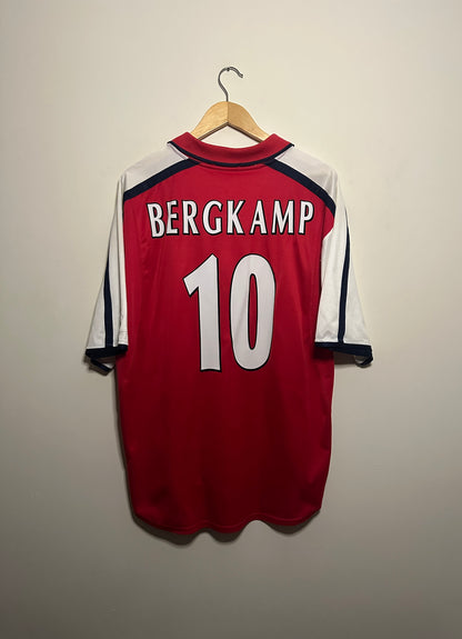Dennis Bergkamp Arsenal FC 2000-02 home football shirt (XL)