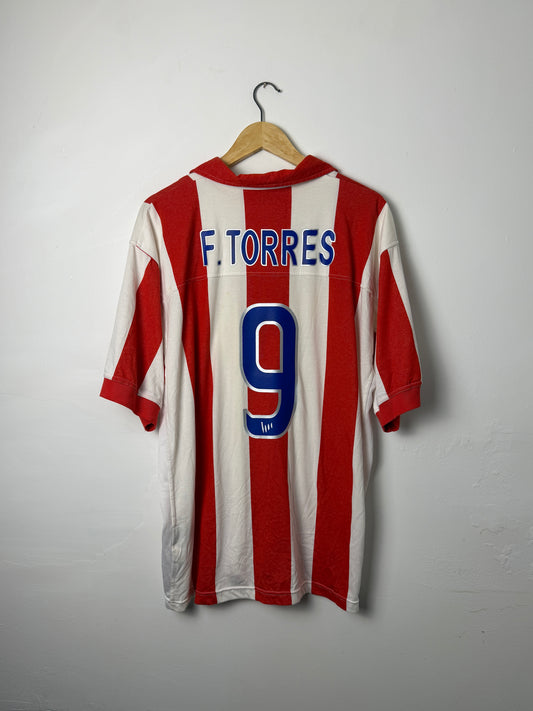 Fernando Torres Atletico Madrid 2003-04 home football shirt (XXL)