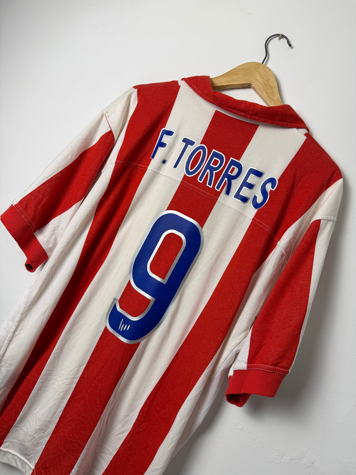 Fernando Torres Atletico Madrid 2003-04 home football shirt (XXL)