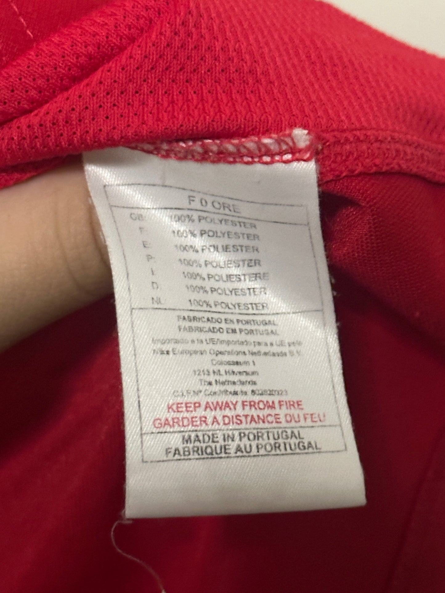 Dennis Bergkamp Arsenal FC 2000-02 home football shirt (XL)