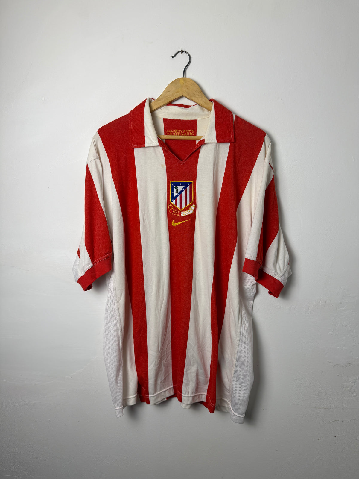 Fernando Torres Atletico Madrid 2003-04 home football shirt (XXL)