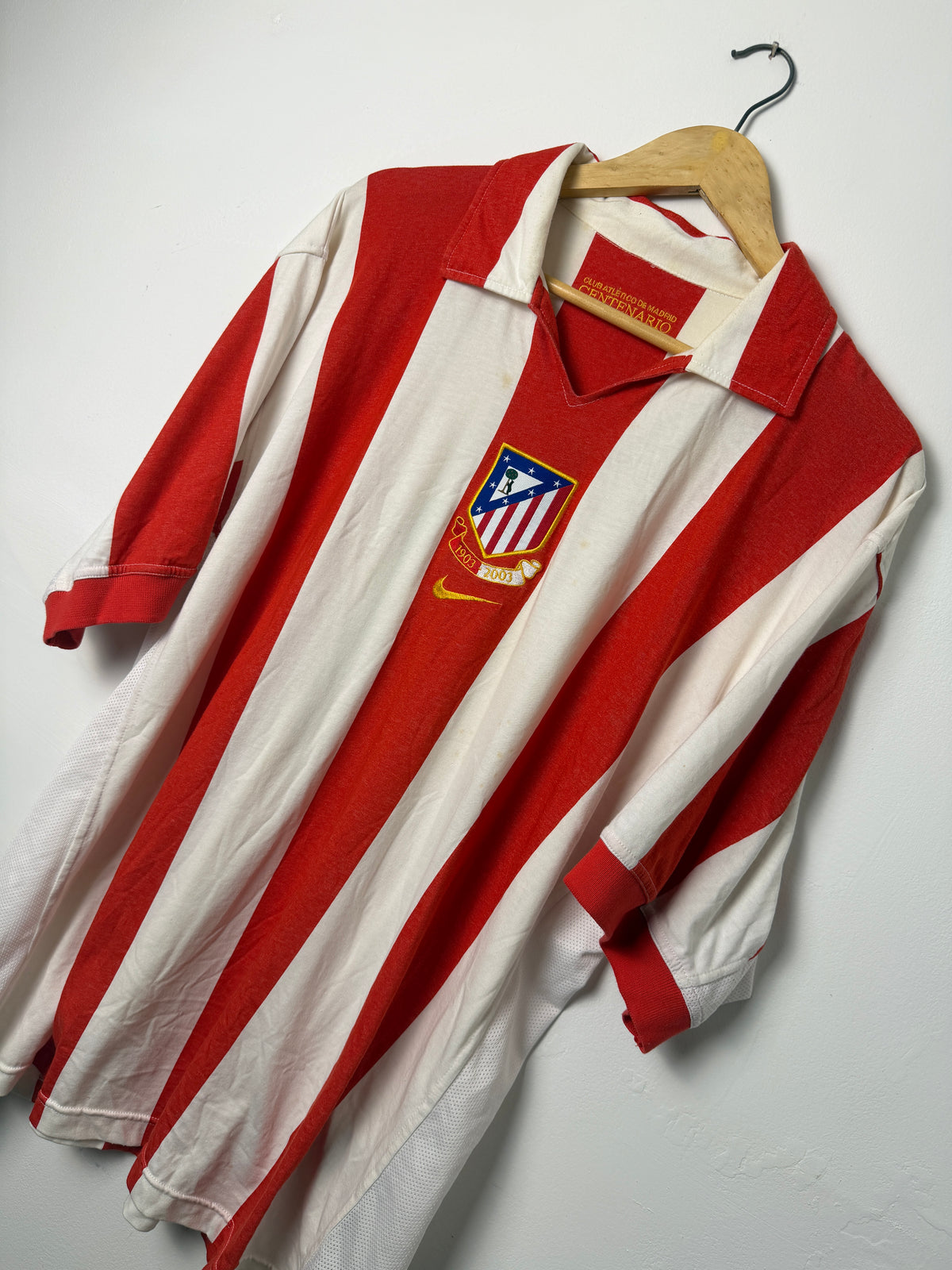 Fernando Torres Atletico Madrid 2003-04 home football shirt (XXL)