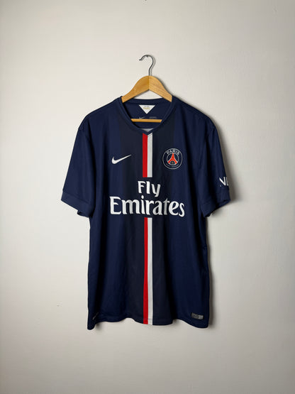 Zlatan Ibrahimovic PSG 2014-15 home football shirt (XL)