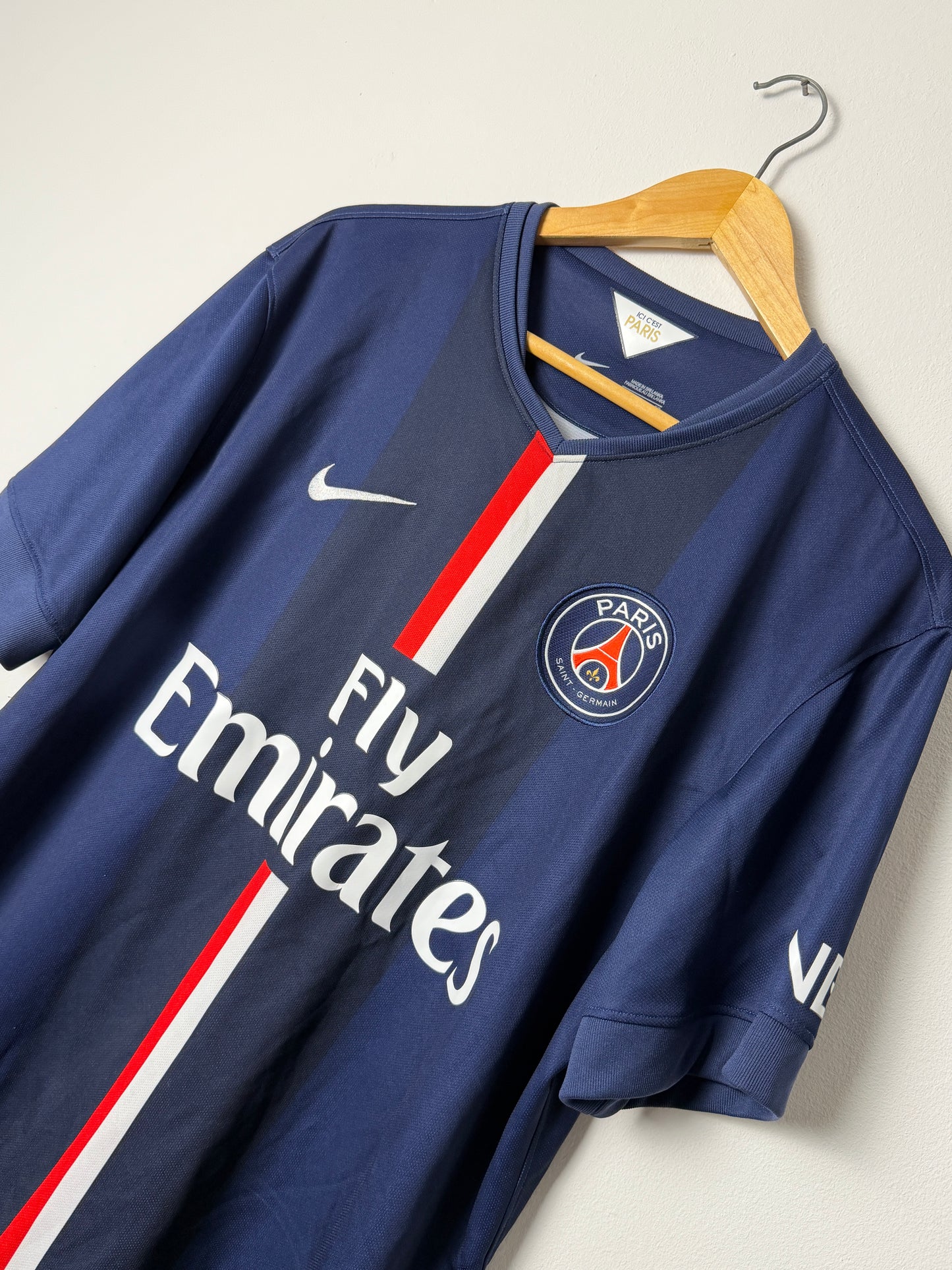 Zlatan Ibrahimovic PSG 2014-15 home football shirt (XL)