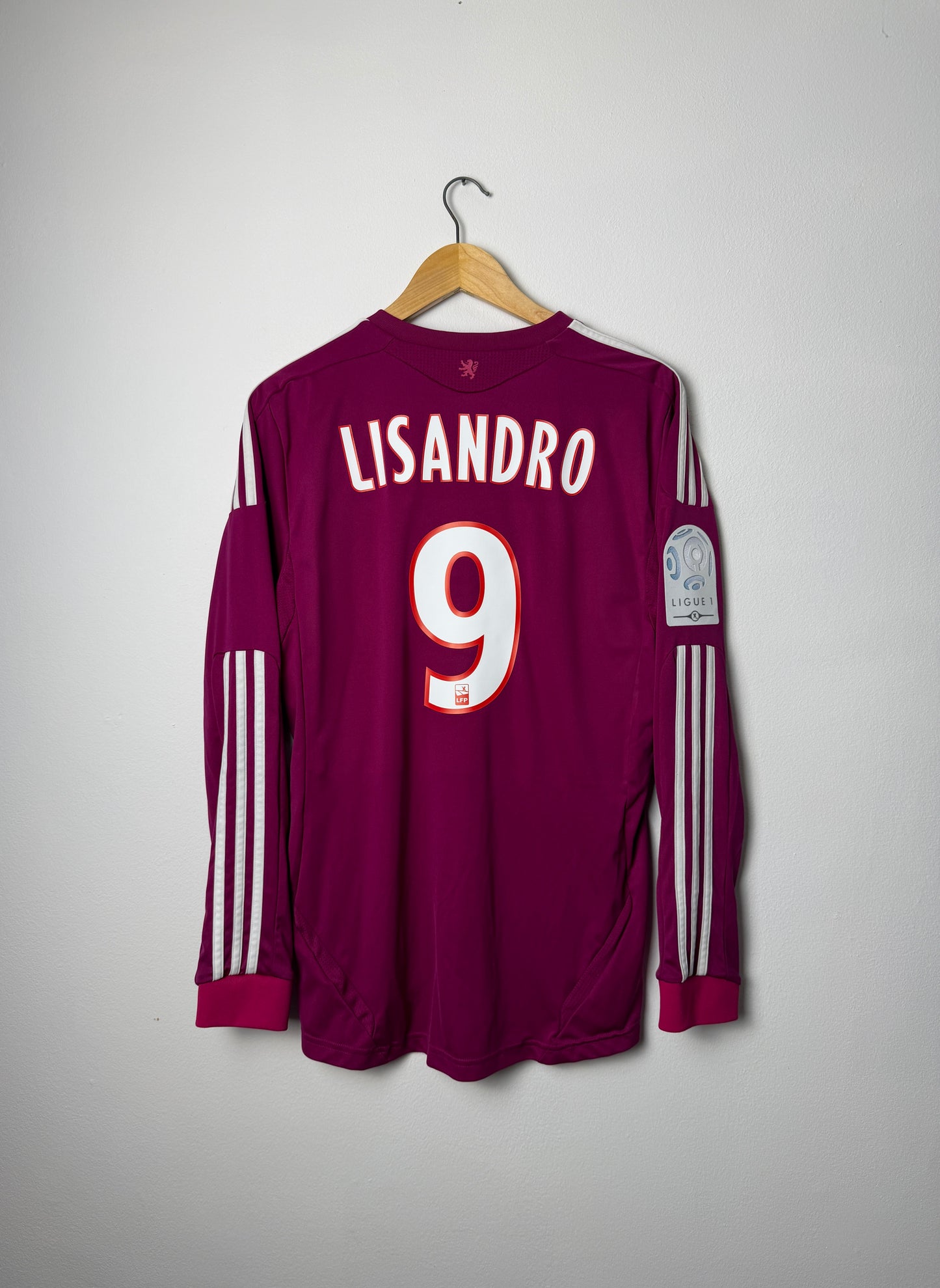 Lisandro Olympique Lyonnais 2011-12 third long sleeve football shirt (M)