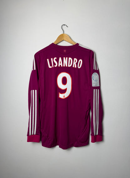 Lisandro Olympique Lyonnais 2011-12 third long sleeve football shirt (M)