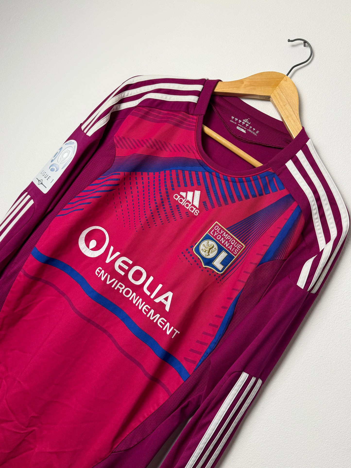Lisandro Olympique Lyonnais 2011-12 third long sleeve football shirt (M)