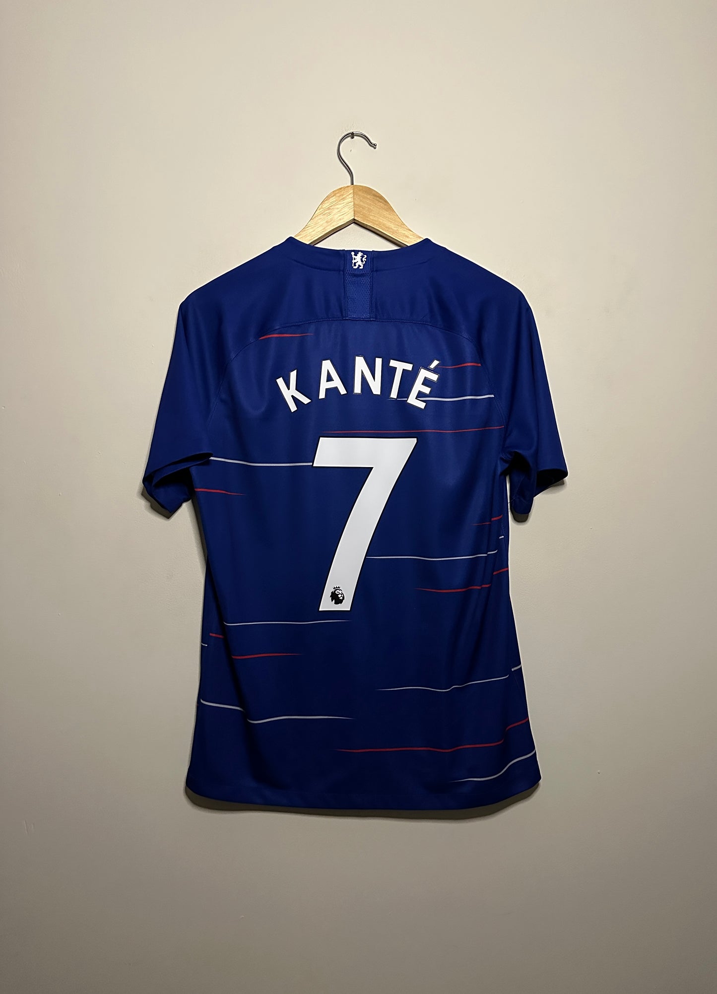 N'golo Kante Chelsea FC 2018-19 home football shirt (M)