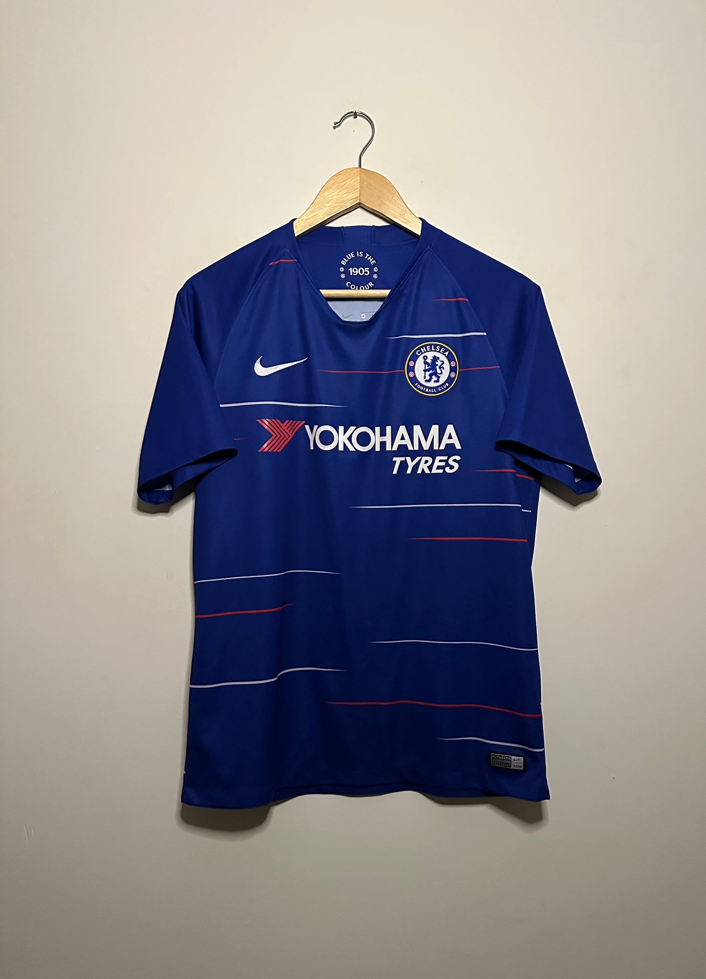 N'golo Kante Chelsea FC 2018-19 home football shirt (M)