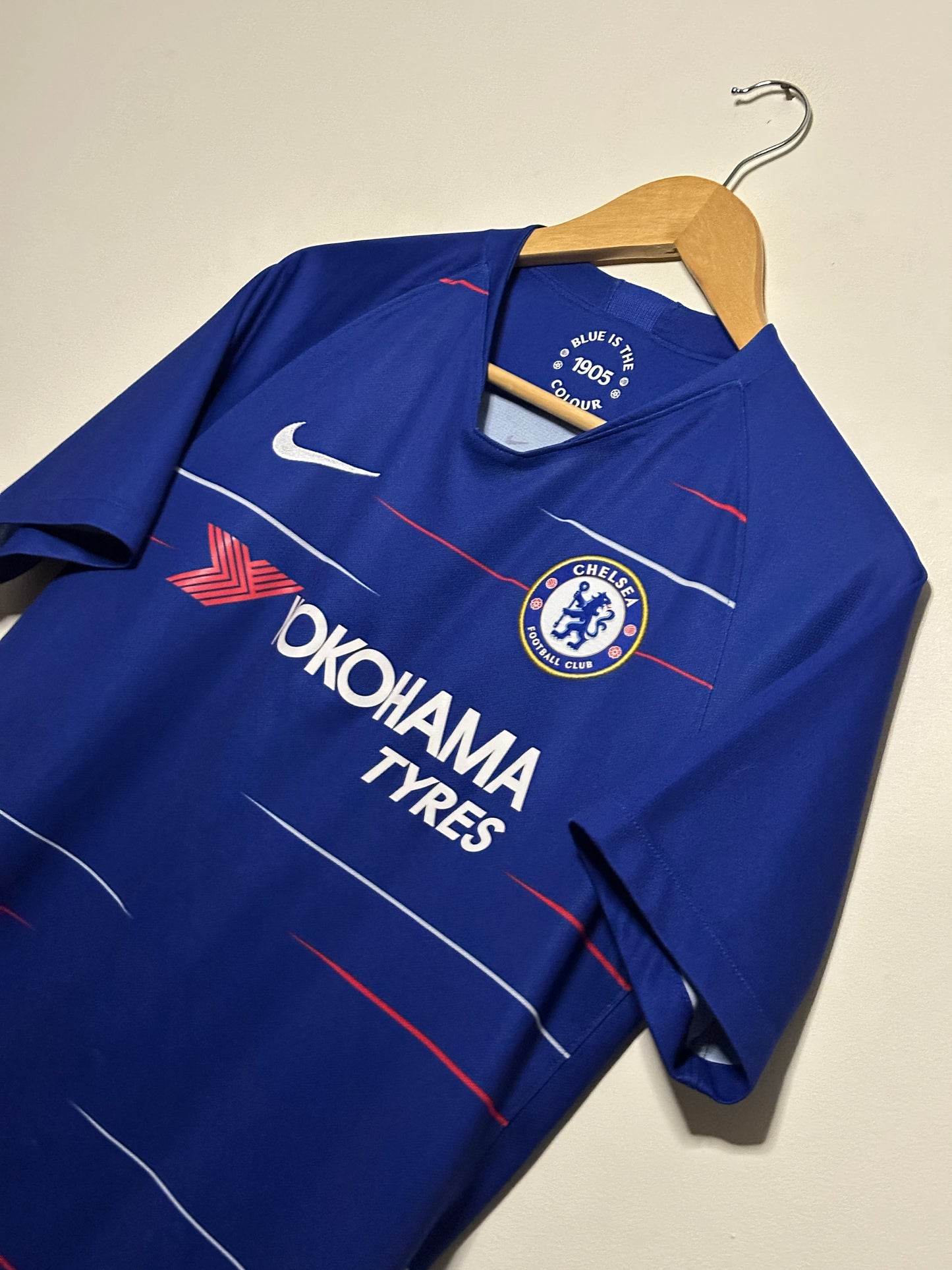 N'golo Kante Chelsea FC 2018-19 home football shirt (M)