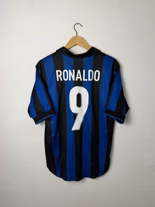 Ronaldo Nazário Inter Milan 1998-99 home football shirt (S)