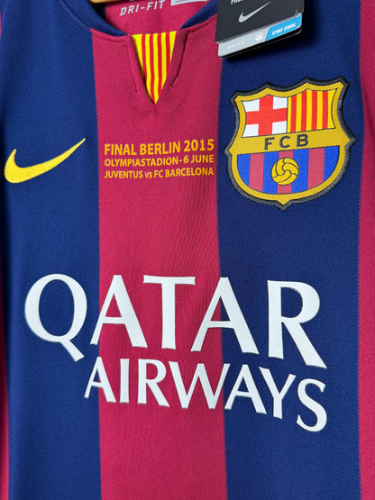 Lionel Messi FC Barcelona 2014-15 home football shirt (M)