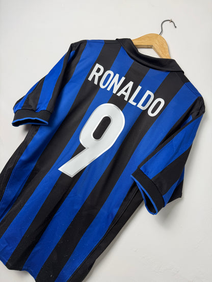 Ronaldo Nazário Inter Milan 1998-99 home football shirt (S)