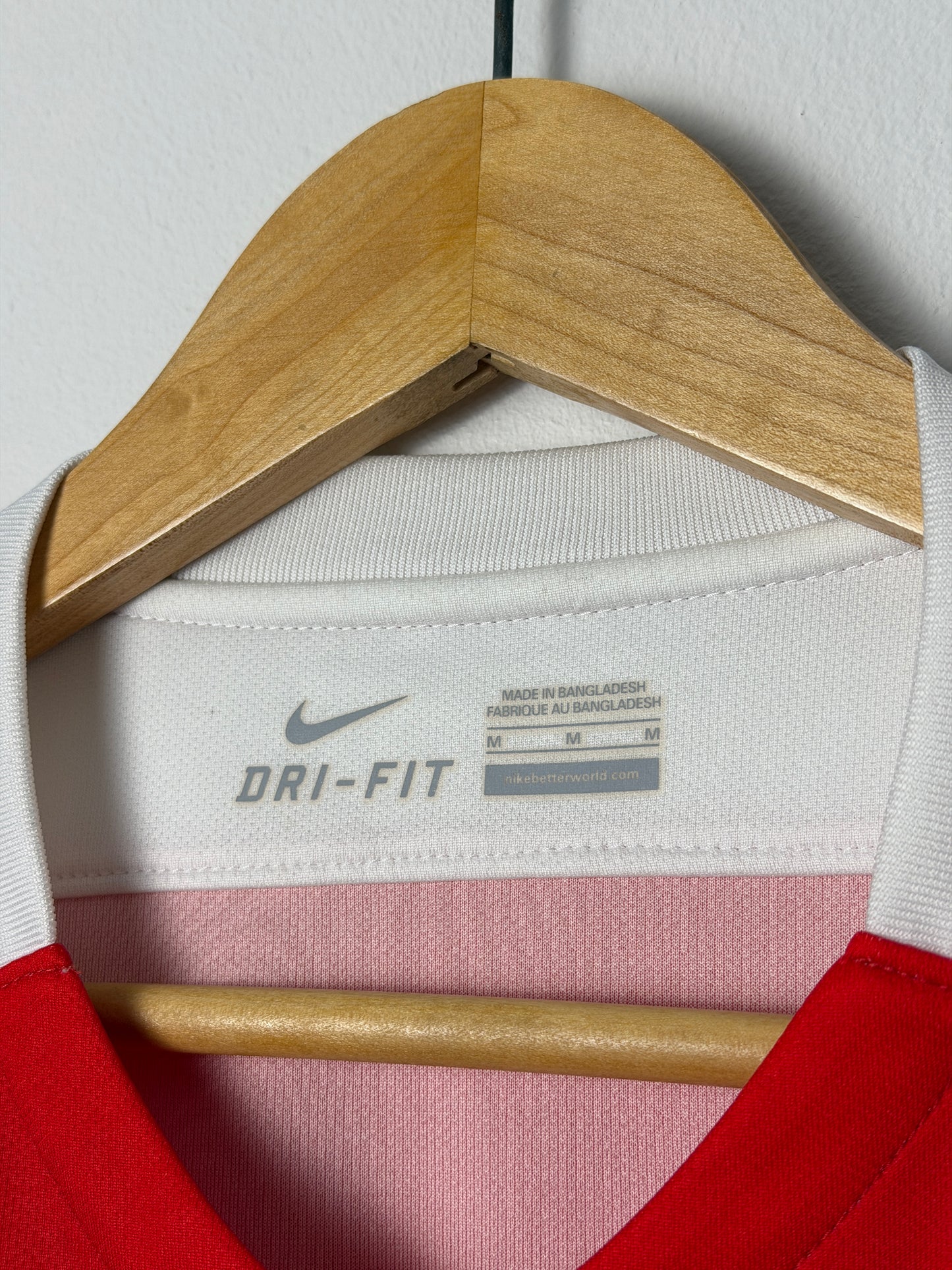 Kylian Mbappe AS Monaco 2015-16 home football shirt (M)