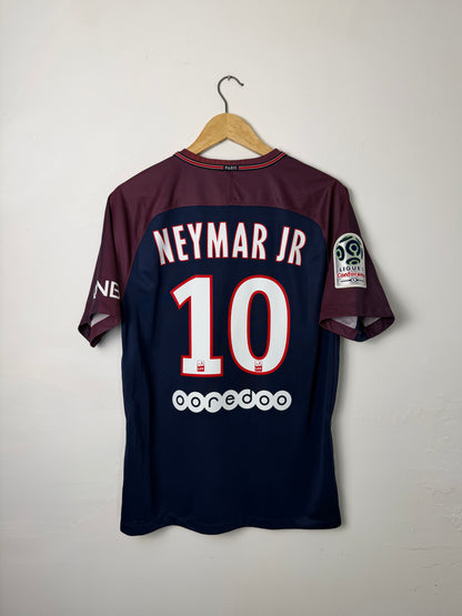 Neymar JR PSG 2017-18 home football shirt (M)