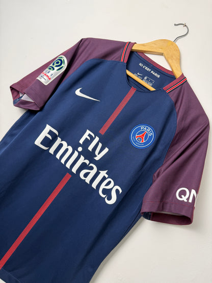 Neymar JR PSG 2017-18 home football shirt (M)
