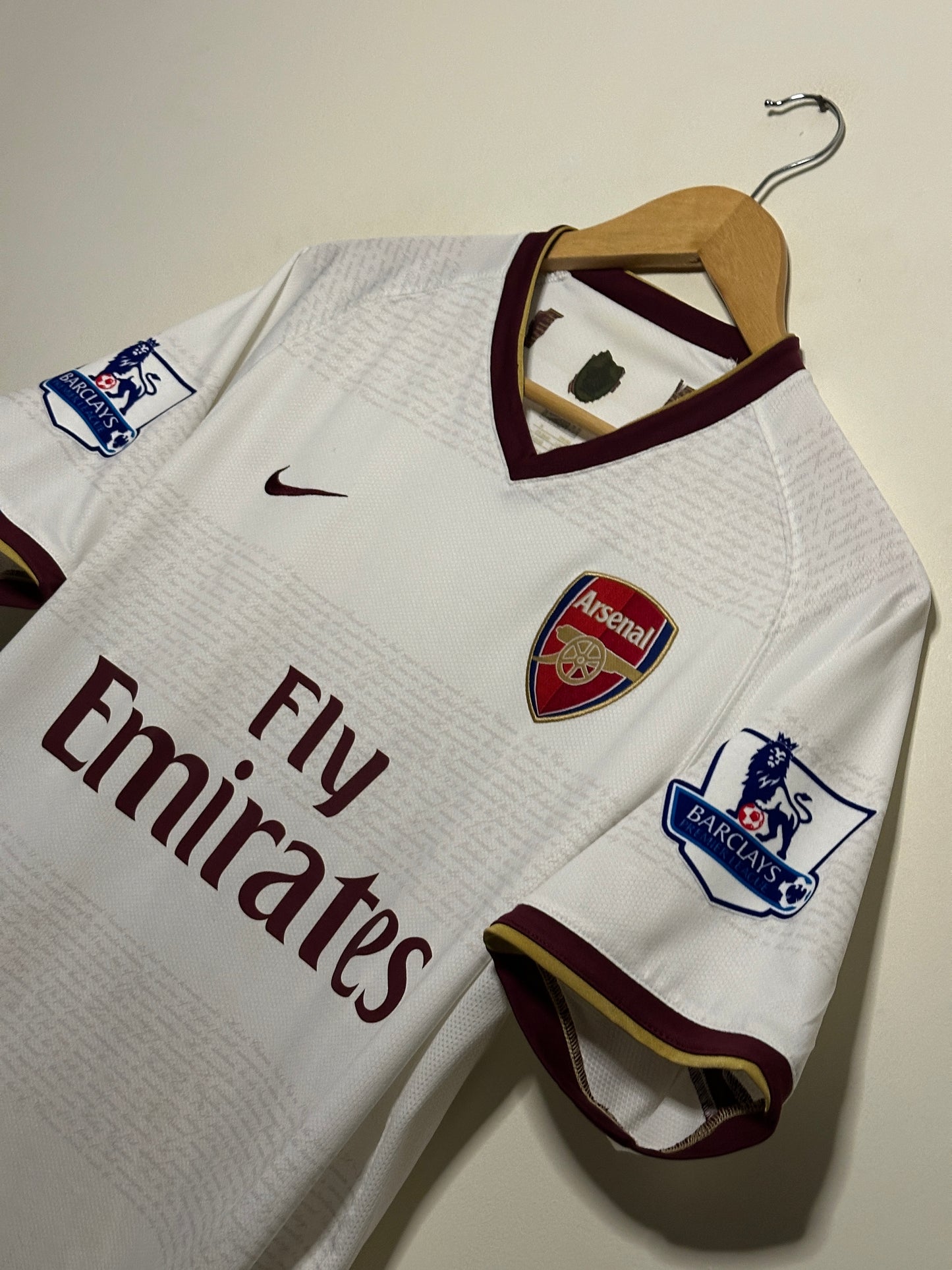 Cesc Fabregas Arsenal FC 2007-09 away football shirt (M)