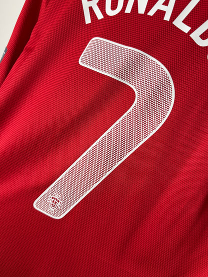 Cristiano Ronaldo Portugal 2012 home football shirt (M)