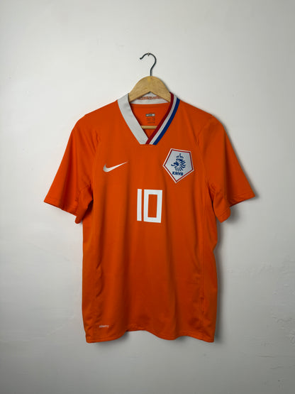 Wesley Sneijder Netherlands 2008 home football shirt (M)