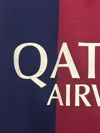 Lionel Messi FC Barcelona 2014-15 champions league final edition home football shirt (M)