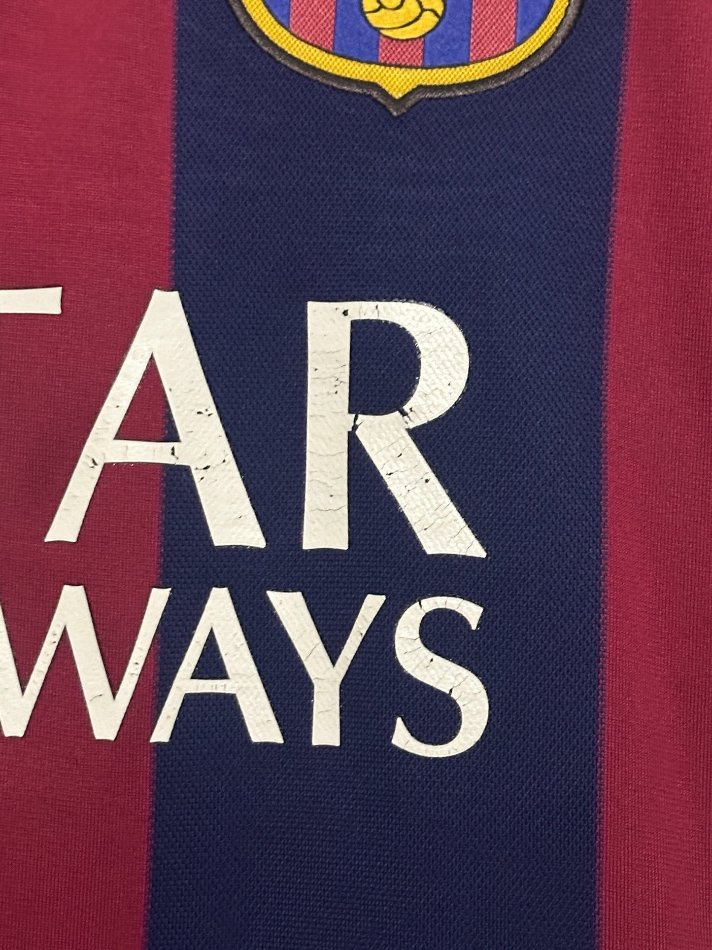 Lionel Messi FC Barcelona 2014-15 champions league final edition home football shirt (M)