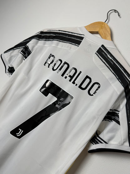 Cristiano Ronaldo Juventus FC 2020-21 home football shirt (L)