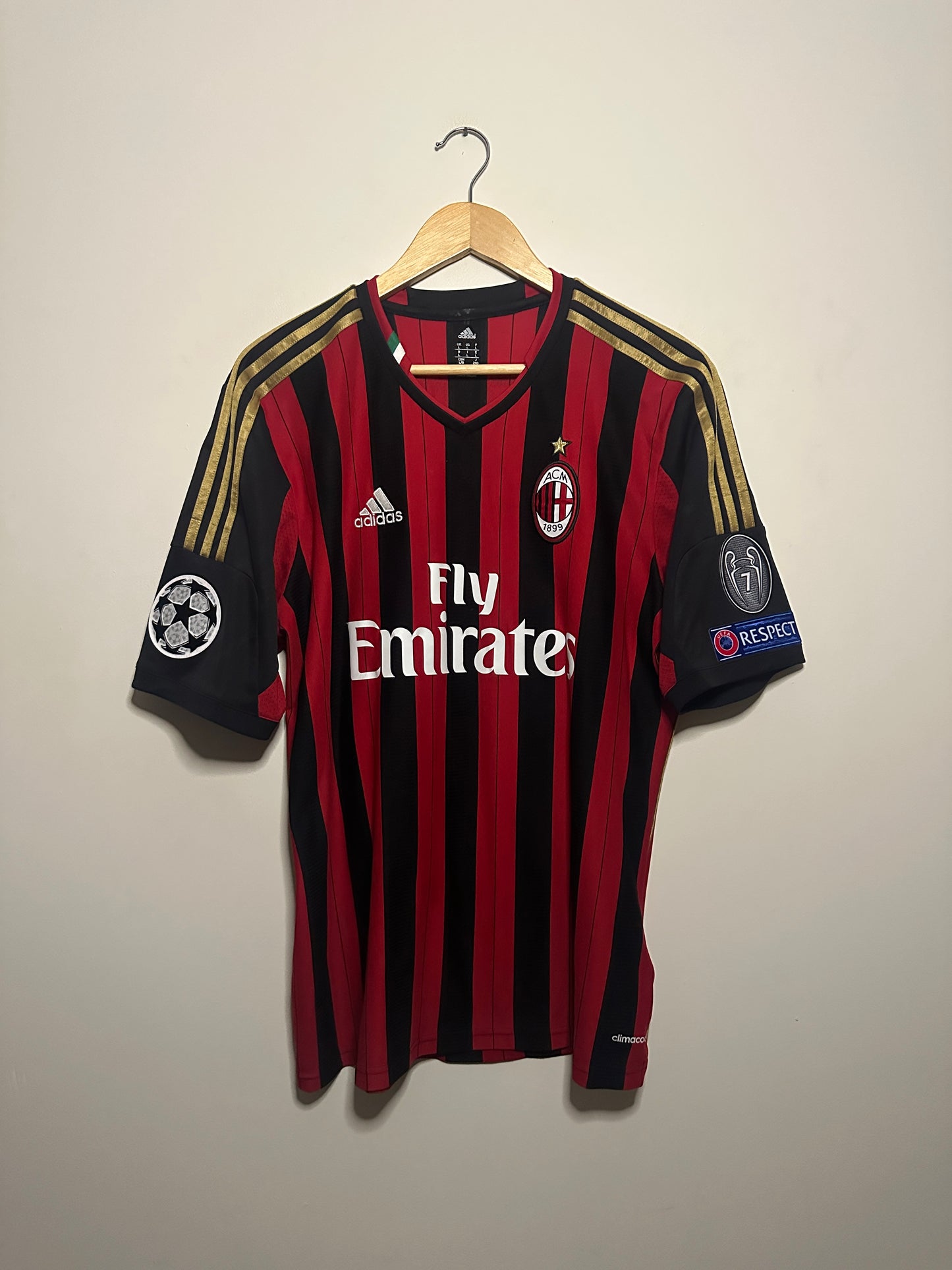 Kaka AC Milan 2013-14 home football shirt (L)