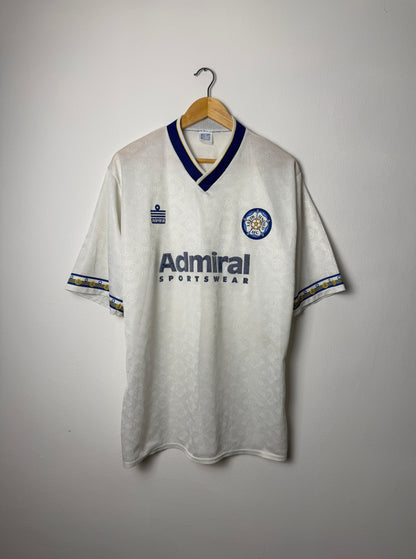 Leeds United 1992-93 home football shirt (L)