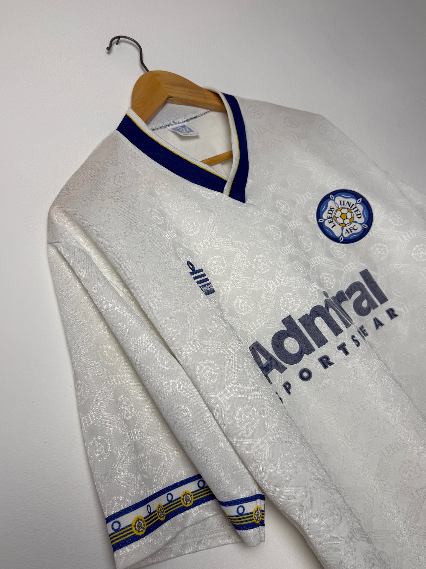 Leeds United 1992-93 home football shirt (L)
